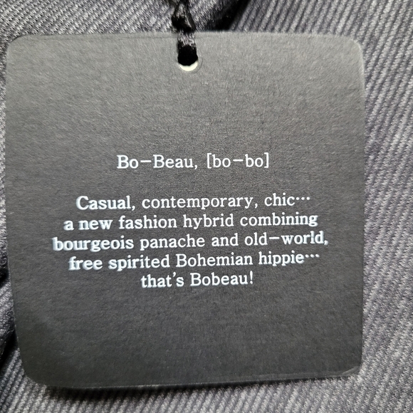 Bobeau 3/4 Sleeve Peplum Top - Size XL - Picture 10 of 10